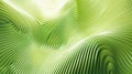 Green fluid abstract pattern with gradient waves.