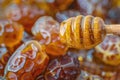 ai generative honey and dates Royalty Free Stock Photo