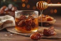 ai generative honey and dates Royalty Free Stock Photo