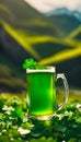 AI Generative illustration of St Patrick's Day