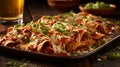 Chicken Enchiladas Royalty Free Stock Photo