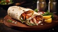 Chicken Shawarma Royalty Free Stock Photo