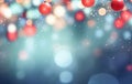 Ai generative. Christmas bokeh background