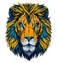 Fansy design of Lion Royalty Free Stock Photo