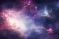 Ai generative. Nebula and galaxies in space. Abstract cosmos background