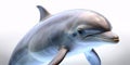AI Generative Image - Spirited Dolphins Playfully Chasing Each Other Underwater Royalty Free Stock Photo