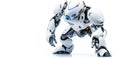 AI generative. Modern robot on white