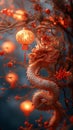 AI generative photography of Color Matching Orange, Chinese Style