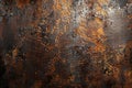 ai generative rusty iron plate background Royalty Free Stock Photo