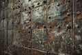ai generative rusty iron plate wall background Royalty Free Stock Photo