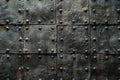 ai generative rusty iron plate wall background Royalty Free Stock Photo