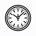clock icon time alarm Royalty Free Stock Photo