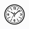 clock icon time alarm Royalty Free Stock Photo