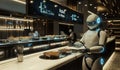 AI generator image of futuristic and high-tech visual for a \