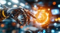 AI generator image of modern computer technology, electronics Royalty Free Stock Photo