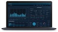 AI generator images of web interface homepage background management system design Royalty Free Stock Photo