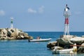 Ai Giannis, Pelion Volos. Cosmopolitan resort of Eastern Pelion, Agios Ioannis. Greece Royalty Free Stock Photo