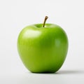 Green apple isolate. Royalty Free Stock Photo