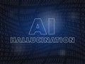 AI Hallucination - LLM misinterprets, AI lying and making mistakes. Artificial Intelligence and Big Data Hallucination