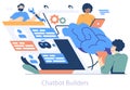 AI Hobbyist. Flat Vector Illustration