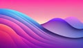 Abstract Line Wave Background - Vibrant Colours - Generative AI Illustration