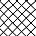 AI image black diagonal grid lines on white backdrop creates striking pattern perfect for Royalty Free Stock Photo