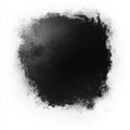 AI image. Abstract dark paint splash grunge texture on white background illustration art Royalty Free Stock Photo
