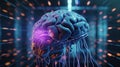 MRI Brain Scan Technology in Health and Medicine. AI Generative