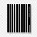 AI image, Modern Black and White Vertical Barcode Design with Minimalist Concept and Elegant Royalty Free Stock Photo