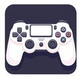 AI image, Modern White Game Controller for Console Gaming Experience Vector Illustration Royalty Free Stock Photo