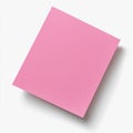 AI image. Pink Sticky Note. Clean, simple design for notes, reminders or graphic elements Royalty Free Stock Photo
