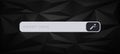 Ai interface featuring a simple input bar for text commands or prompts with minimal design Royalty Free Stock Photo