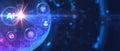 AI Learning and Artificial Intelligence Concept. Business, modern technology, internet and networking concept