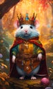 AI, Machine learning,A vibrant and eye-catching illustration of a mouse with fur Royalty Free Stock Photo