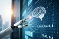 AI and Machine Learning: Visualizing the Future of Neural Networks and Big Data Royalty Free Stock Photo