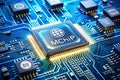 AI, Microchip & IoT: Digital Integration in Automation Royalty Free Stock Photo
