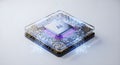 AI Microchip Technology Royalty Free Stock Photo