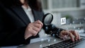 AI Neural Network and Data Processing System Latch Royalty Free Stock Photo