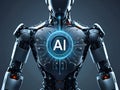 AI-Powered Android: A Futuristic Robotic Design Royalty Free Stock Photo