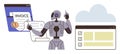 AI-powered automation for invoice processing and task management in cloud-based systems Royalty Free Stock Photo