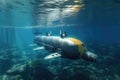 ai-powered autonomous submarine patrolling waters