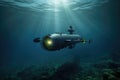 ai-powered autonomous submarine patrolling waters
