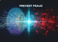 AI Powered Fraud Detection Using Biometric Identity Royalty Free Stock Photo
