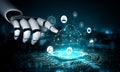 AI-powered cloud computing and service integration Vouch Royalty Free Stock Photo