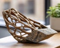 Witness the future unfold through AI-powered 3D printing, crafting intricate, organic marvels with unmatched precision This