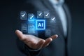 AI-Powered Document Automation Streamlining Workflow Efficiency Royalty Free Stock Photo