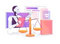 AI-Powered Predictive Analytics abstract concept vector illustration.