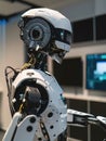 An AIpowered robot scanning and repairing vulnerabilities in a simulated network environment
