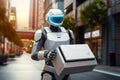 AI-powered robot, a swift home delivery pioneer, redefines postal norms