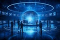 AI-powered security agents monitor and safeguard the digital realm.